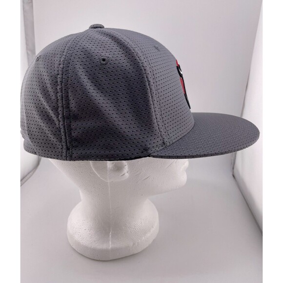 Pacific Headwear Eight18 Embroidered Viking Patch Fitted Cap Gray Men's S-M - Picture 4 of 5